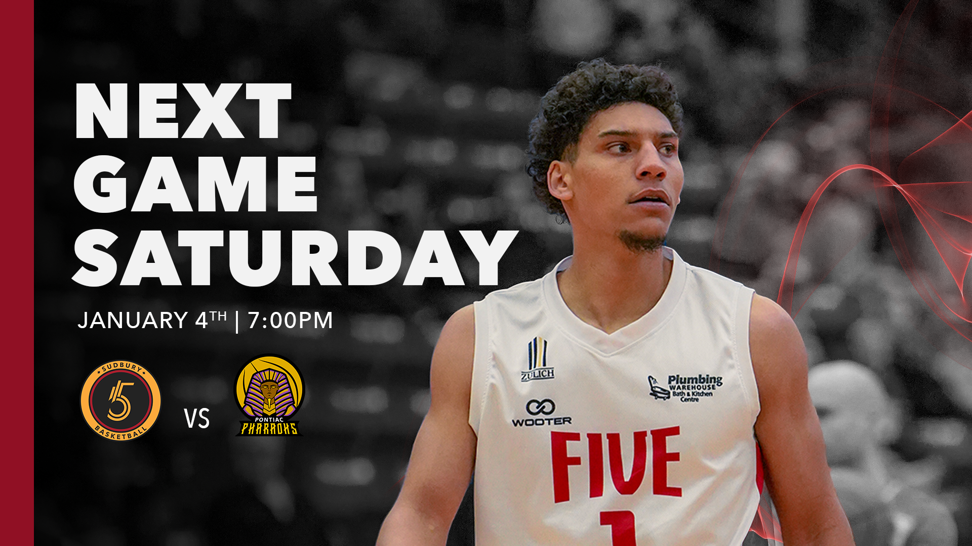 Sudbury FIVE Host Pontiac Pharaohs Saturday - First Game of 2025